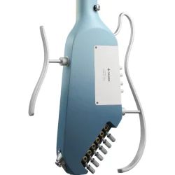 Donner HUSH-I PRO Silent Travel Elektrisk Guitar m/18 indbyggede effekter inkl. taske &amp; tilbeh�r (Hawaiian Blue)
