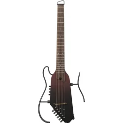 Donner HUSH-I PRO Silent Travel Elektrisk Guitar m/18 indbyggede effekter inkl. taske &amp; tilbeh�r (Maillard Fade)
