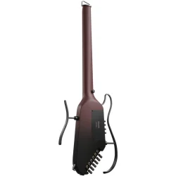 Donner HUSH-I PRO Silent Travel Elektrisk Guitar m/18 indbyggede effekter inkl. taske &amp; tilbeh�r (Maillard Fade)