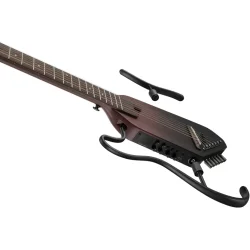 Donner HUSH-I PRO Silent Travel Elektrisk Guitar m/18 indbyggede effekter inkl. taske &amp; tilbeh�r (Maillard Fade)