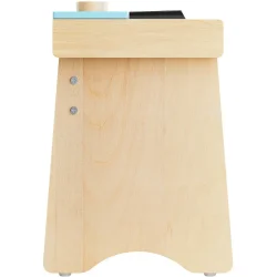 Donner KIDO V-10 Massivt Tr� Elektrisk B�rne Klaver m/32 tangenter, 12 lyde, 20 sange &amp; l�ringskort (Light Blue) inkl. matchende tr�ben