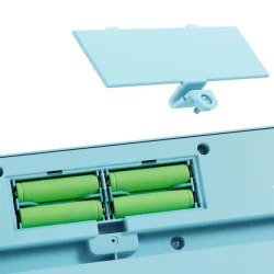 Donner KIDO V-10 Massivt Tr� Elektrisk B�rne Klaver m/32 tangenter, 12 lyde, 20 sange &amp; l�ringskort (Light Blue) inkl. matchende tr�ben