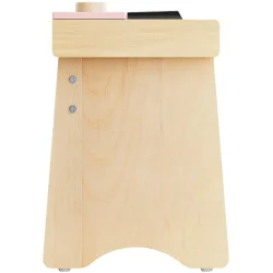 Donner KIDO V-10 Massivt Tr� Elektrisk B�rne Klaver m/32 tangenter, 12 lyde, 20 sange &amp; l�ringskort (Light Pink) inkl. matchende tr�ben