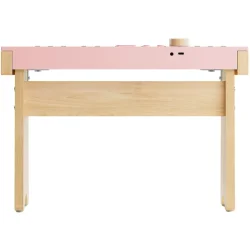 Donner KIDO V-10 Massivt Tr� Elektrisk B�rne Klaver m/32 tangenter, 12 lyde, 20 sange &amp; l�ringskort (Light Pink) inkl. matchende tr�ben