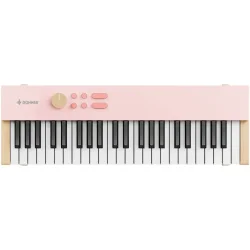 Donner KIDO V-20 Massivt Tr� Elektrisk B�rne Klaver m/44 tangenter, 20 lyde, 40 sange &amp; 40 rytmer (Light Pink) inkl. matchende tr�ben