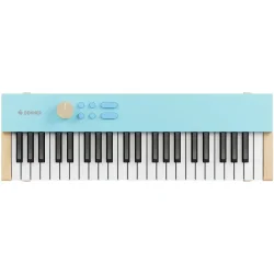 Donner KIDO V-20 Massivt Tr� Elektrisk B�rne Klaver m/44 tangenter, 20 lyde, 40 sange &amp; 40 rytmer (Light Blue) inkl. matchende tr�ben