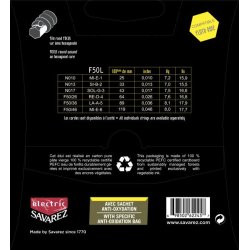Savarez F50L Focus Serien 10-46 Elektrisk Guitar Strenges�t 