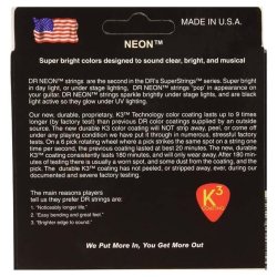 DR Strings NGA11 Neon Green Custom Light 011-050 Western Guitar Strenges�t 