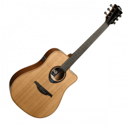 L�G TBW2DCE BlueWave2 Dreadnought Cutaway Smart Guitar Akustisk-Elektrisk Guitar inkl. taske