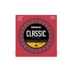 D'Addario Fretted EJ27N Classic Nylon Student Normal Tension 3/4Strrelse Klassisk Guitar Strengest