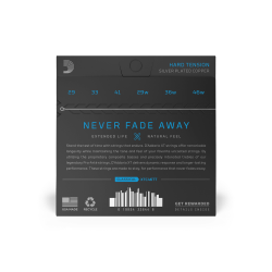 D'Addario Fretted XTC46TT XT Classical Coated Hard Tension Klassisk Guitar Strengest