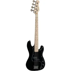 Beaton Prominent Shortscale BK 3/4 Strrelse 4-strenget Elektrisk Brne Bas (Sort) 