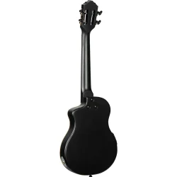 Ortega RTPS-U-SBK TourPlayer Serien Tenor Ukulele m/mikrofon inkl taske (Matte Sort)