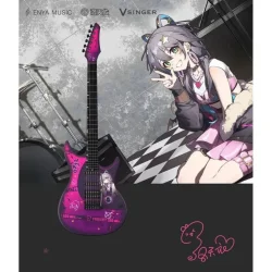 Enya Inspire Luo Tianyi Carbonfiber Elektrisk Guitar m/15 watt h�jttaler &amp; tr�dl�s bluetooth m.m. 