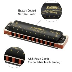 Easttop Blues mundharmonika T008K - Tone C