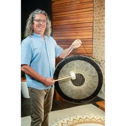Meinl Sonic Energy GFOL24 Flower of Life Soundscape Gong (24'', 64 hZ) inkl. taske, k�ller &amp; tilbeh�r 