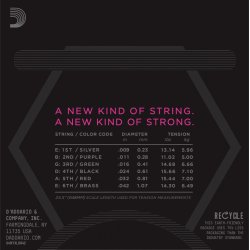 D'Addario Fretted NYXL0942 NYXL Super Light 09-42 Elektrisk Guitar Strengest