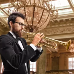 Eastar ETR-380 Bb Standard Begynder Trumpet inkl. kuffert &amp; tilbeh�r (Guld) 