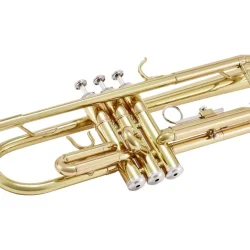 Eastar ETR-380 Bb Standard Begynder Trumpet inkl. kuffert &amp; tilbeh�r (Guld) 