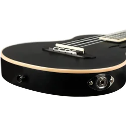 Ortega RTPS-U-SBK TourPlayer Serien Tenor Ukulele m/mikrofon inkl taske (Matte Sort)