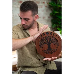 Meinl Sonic Energy RDS10MTOL Regn Disk 10" / 25,4 cm Stream Sound (Moon Phases &amp; Tree Of LIfe) inkl. tilbeh�r