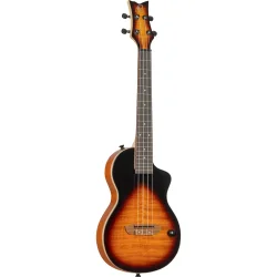 Ortega NEO-U-TSB Neo Serien Solid Tenor Ukulele m/mikrofon inkl taske (Tobacco Sunburst)