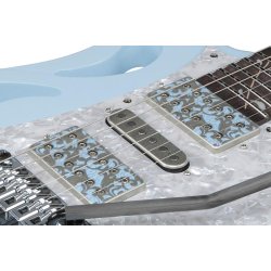 Ibanez PIA3761C-BLP Signatur Model Steve Vai Elektrisk Guitar inkl. kuffert 