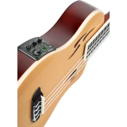 Ortega RTPS-U-NAT TourPlayer Serien Tenor Ukulele m/mikrofon inkl taske (Gloss Naturlig)