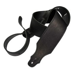 Franklin Strap 4B-BK-BK Purist Glove Leather Series 2 1/2&Prime;L�der m/kunstl�der-bagside Guitarrem