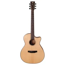 Tyma G-3E NS Western Guitar inkl. kraftig transporttaske &amp; rem