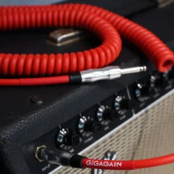 Gigagain Coil 600 Guitarkabel 6 Meter (R�dt Spiralkabel)