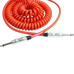Gigagain Coil 600 Guitarkabel 6 Meter (R�dt Spiralkabel)