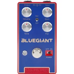 Gigagain GP02 Blue Giant Overdrive Analog Overdrive Guitar Effekt Pedal (Low-Gain Overdrive)