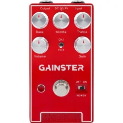 Gigagain GP03 Gainster HiGain Preamp Analog Preamp/Distortion Guitar Effekt Pedal (High-Gain Distortion)
