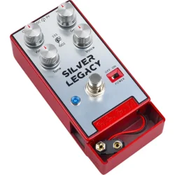 Gigagain GP06 Silver Legacy Overdrive Analog Overdrive Guitar Effekt Pedal (Dumble-Style Overdrive)
