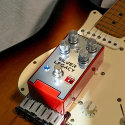 Gigagain GP06 Silver Legacy Overdrive Analog Overdrive Guitar Effekt Pedal (Dumble-Style Overdrive)