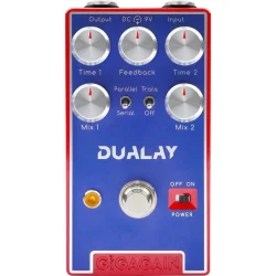 Gigagain GP07 Dualay Dual Delay Analog Delay Guitar Effekt Pedal (Spatial Dual Delay)