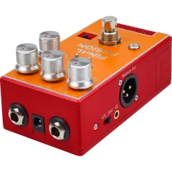 Gigagain GP10 Final Fusion Cab Sim DI Box Analog Amp Simulator Guitar Effekt Pedal (Aktiv DI-Box Med Kabinetsimulering)