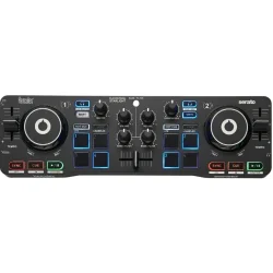 Hercules DJControl Starlight Ultra Kompakt DJ Controller m/indbygget lydkort (Begynder Controller)