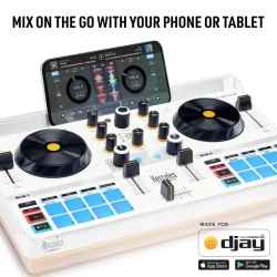Hercules DJControl Mix Ultra Smartphone &amp; Tablet DJ Controller (Tr�dl�s Bluetooth)