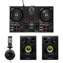 Hercules DJLearning Kit MK2 DJ Starter S�t inkl. DJ Controller, H�jttalere &amp; Hovedtelefoner