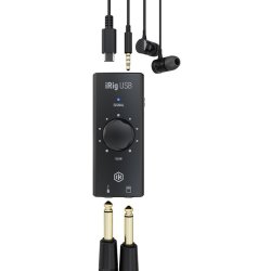 IK Multimedia iRig USB Ultrakompakt H�jkvalitets Guitar/Bas Audio Interface