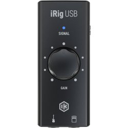 IK Multimedia iRig USB Ultrakompakt H�jkvalitets Guitar/Bas Audio Interface