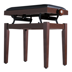 Soundsation SBH-100P-SRW Justerbar klaverb�nk m/sky s�de (brun rosewood satin)