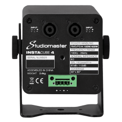 Studiomaster INSTA CUBE4-B Passiv 2-vejs Koaksial Installations H�jttaler
