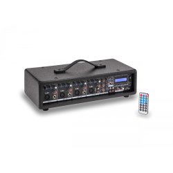 Soundsation PMX-4BT 6-kanaler 200+200W Max. Powered Mixer m/Effekter MP3 &amp; Bluetooth