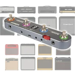 Kokko KE-1 Multieffekt Guitar Pedal m/60+ effekter, 36 presets, bluetooth &amp; USB