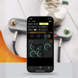 Kokko KE-1 Multieffekt Guitar Pedal m/60+ effekter, 36 presets, bluetooth &amp; USB