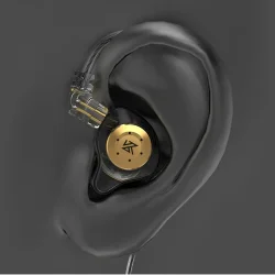 KZ EDX Pro In-Ear H�retelefoner m/10 Mm Dual-Magnetisk Driver