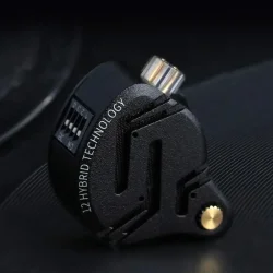 KZ ZS12 Pro X Hybrid In-Ear H�retelefoner m/12 Drivere &amp; Tuning-Switches